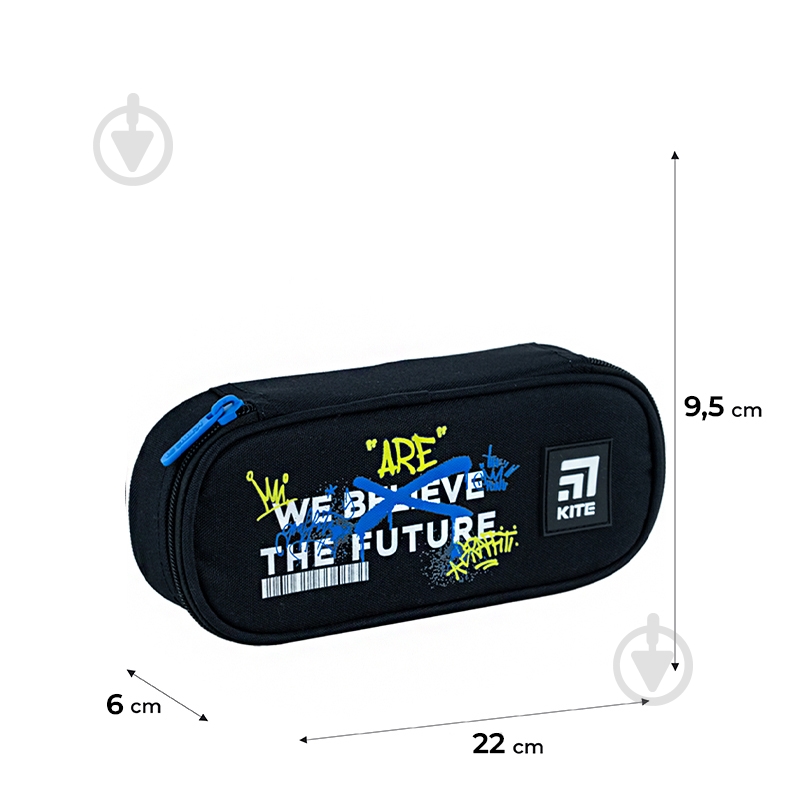 Пенал 599-9 KITE черный - фото 2