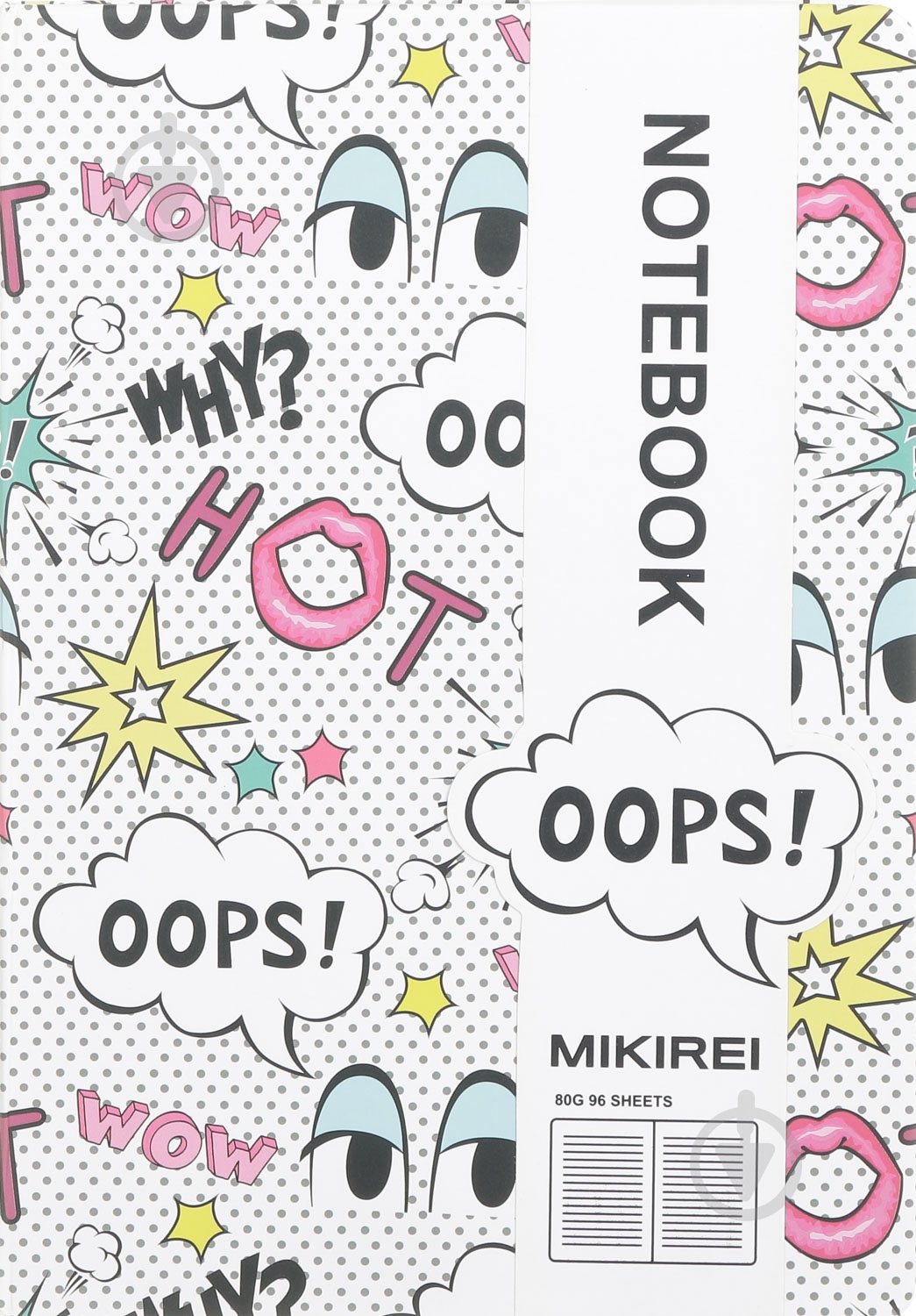 Блокнот OOPS 14,5х21 см Mikirei - фото 1 Блокнот OOPS 14,5х21 см Mikirei - фото 1