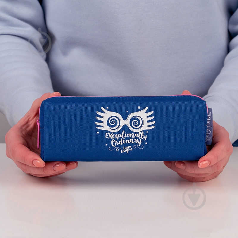 Пенал 642 Harry Potter KITE синий - фото 5