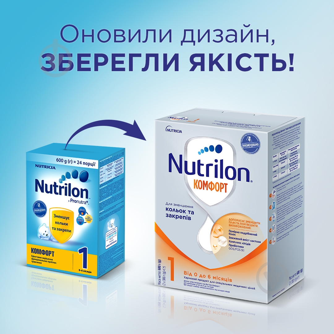 Сухая смесь Nutrilon Комфорт 1 600 г - фото 2