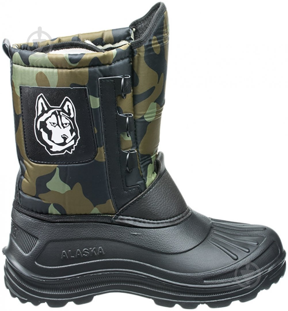 Берцы Гофра Аляsка р.41 черный с зелеными вставками - фото 2 Берцы Гофра Аляsка р.41 черный с зелеными вставками - фото 2