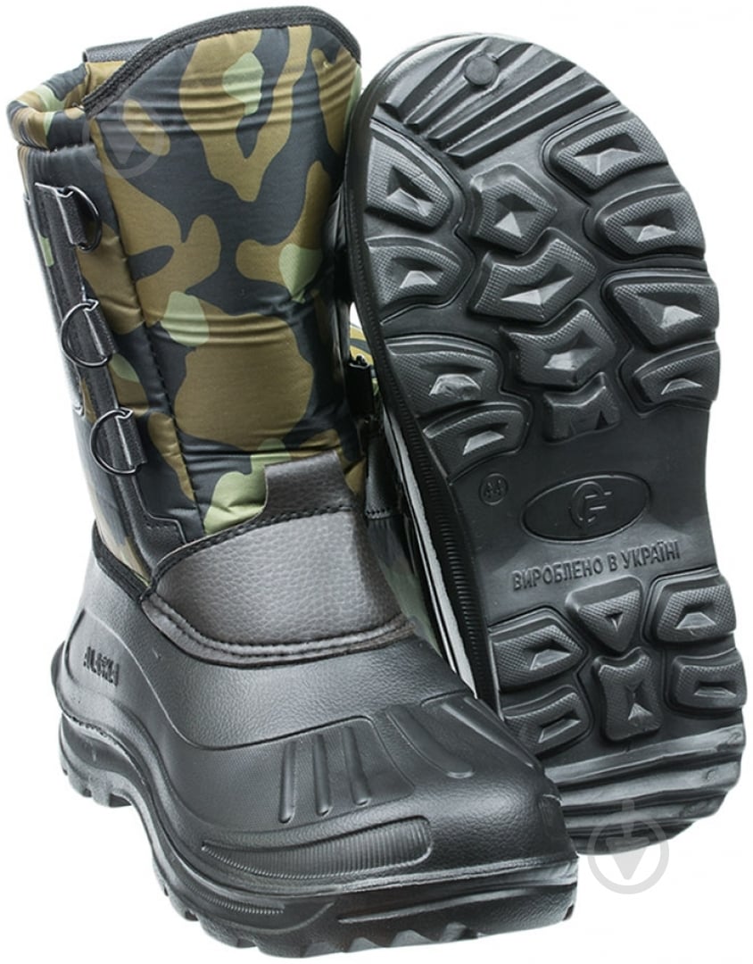 Берцы Гофра Аляsка р.41 черный с зелеными вставками - фото 3 Берцы Гофра Аляsка р.41 черный с зелеными вставками - фото 3