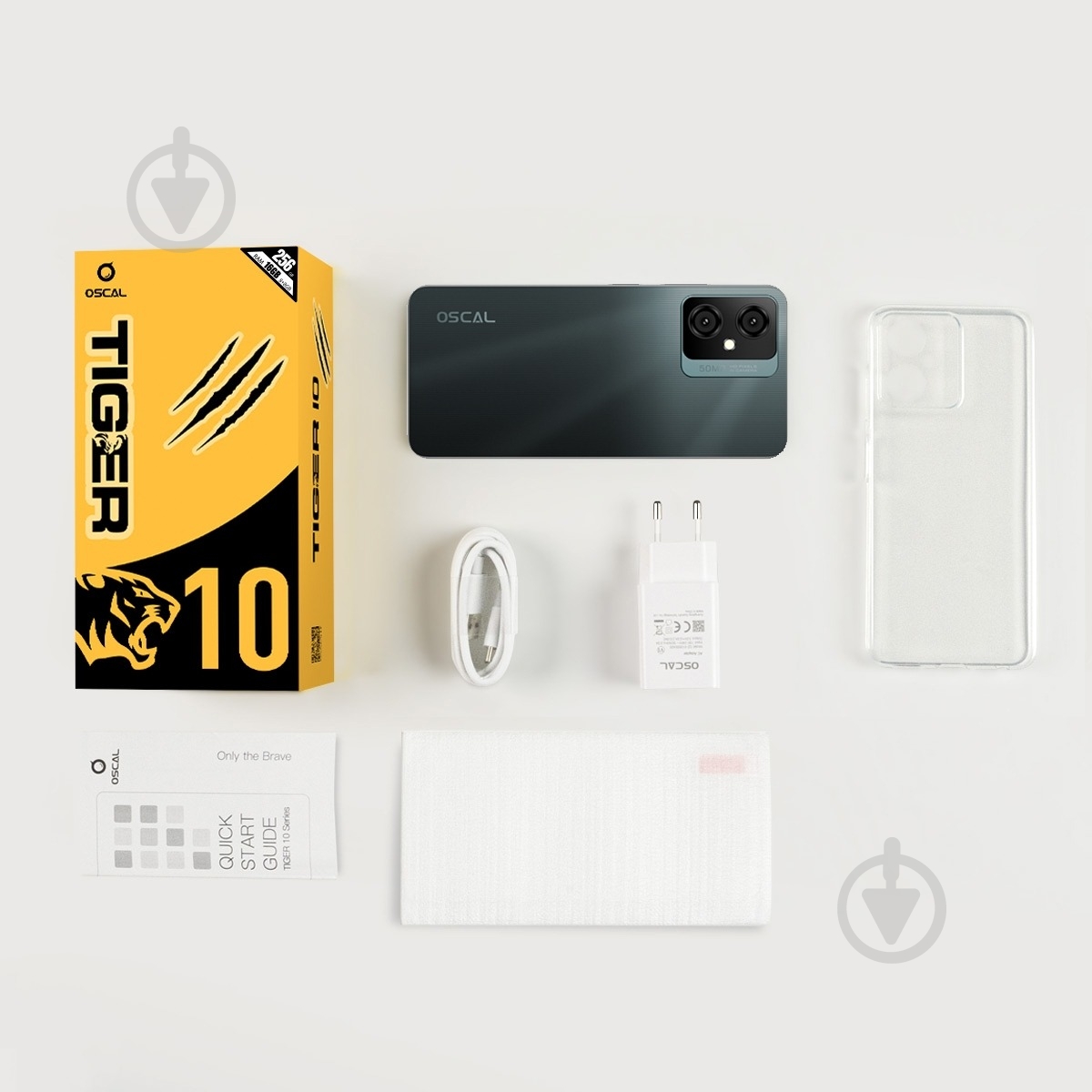 Смартфон Oscal Tiger 10 8/256GB stardust grey - фото 8