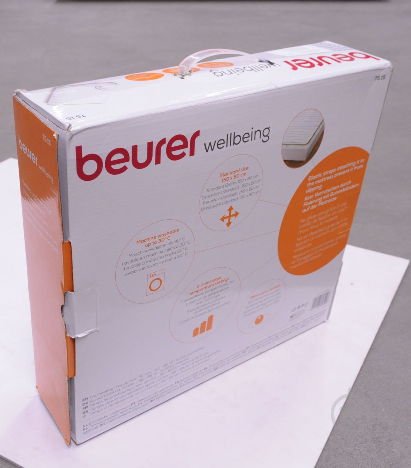 УЦЕНКА! Электропростынь Beurer TS 15 (УЦ №71) - фото 4 УЦЕНКА! Электропростынь Beurer TS 15 (УЦ №71) - фото 4