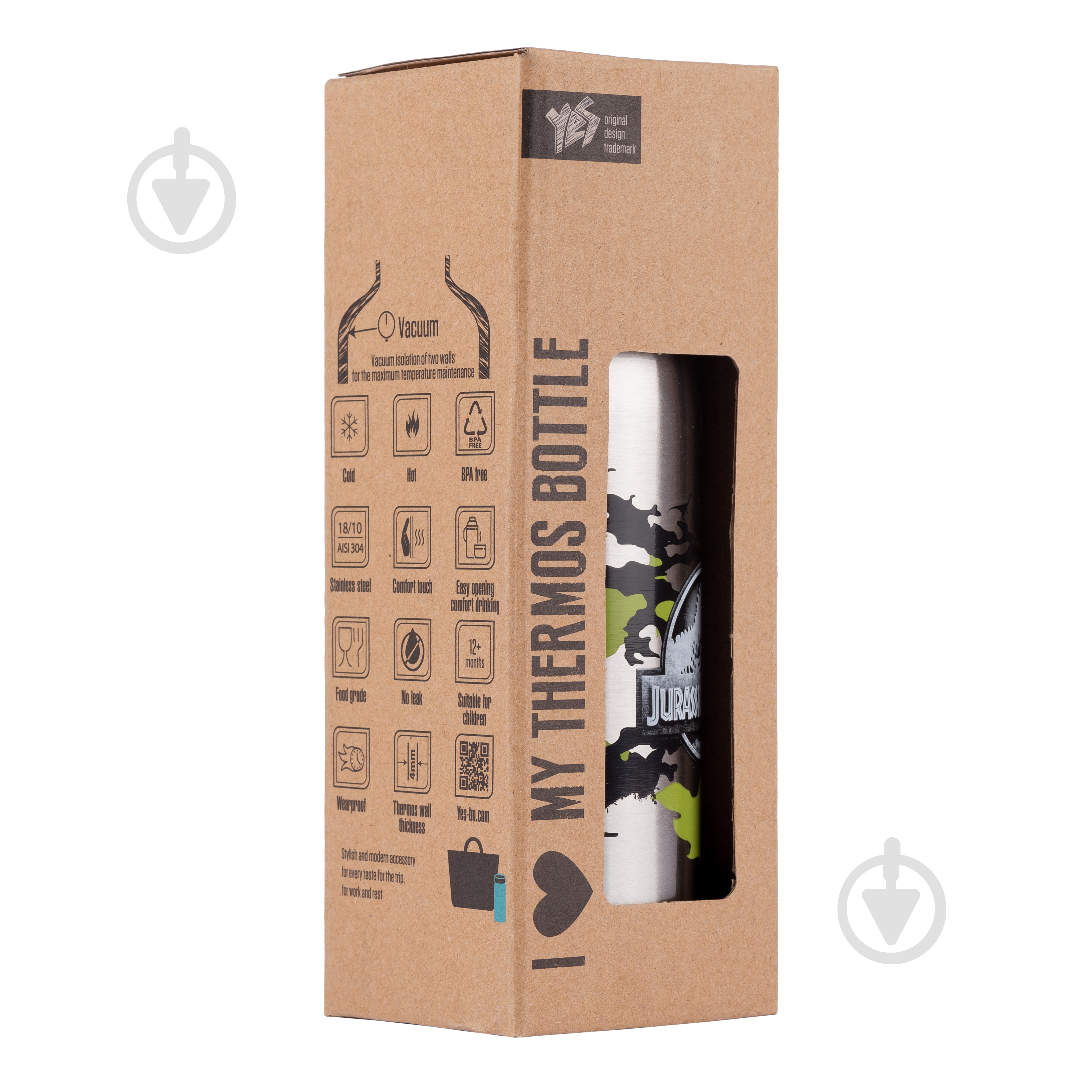 Термос YES JURASSIC WORLD 350 мл - фото 2