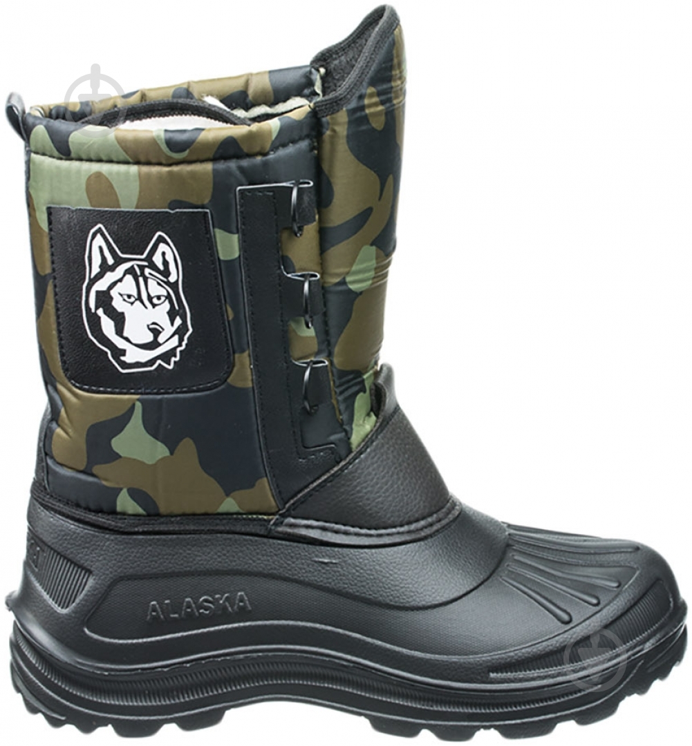 Берцы Гофра Аляsка р.45 черный с зелеными вставками - фото 2 Берцы Гофра Аляsка р.45 черный с зелеными вставками - фото 2