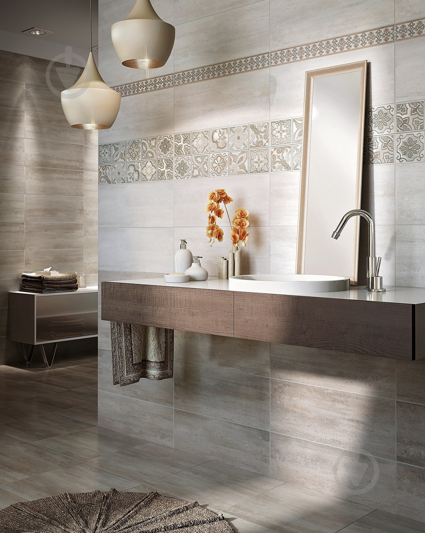 Плитка InterCerama Dolorian 113 072 23х60 см - фото 4 Плитка InterCerama Dolorian 113 072 23х60 см - фото 4