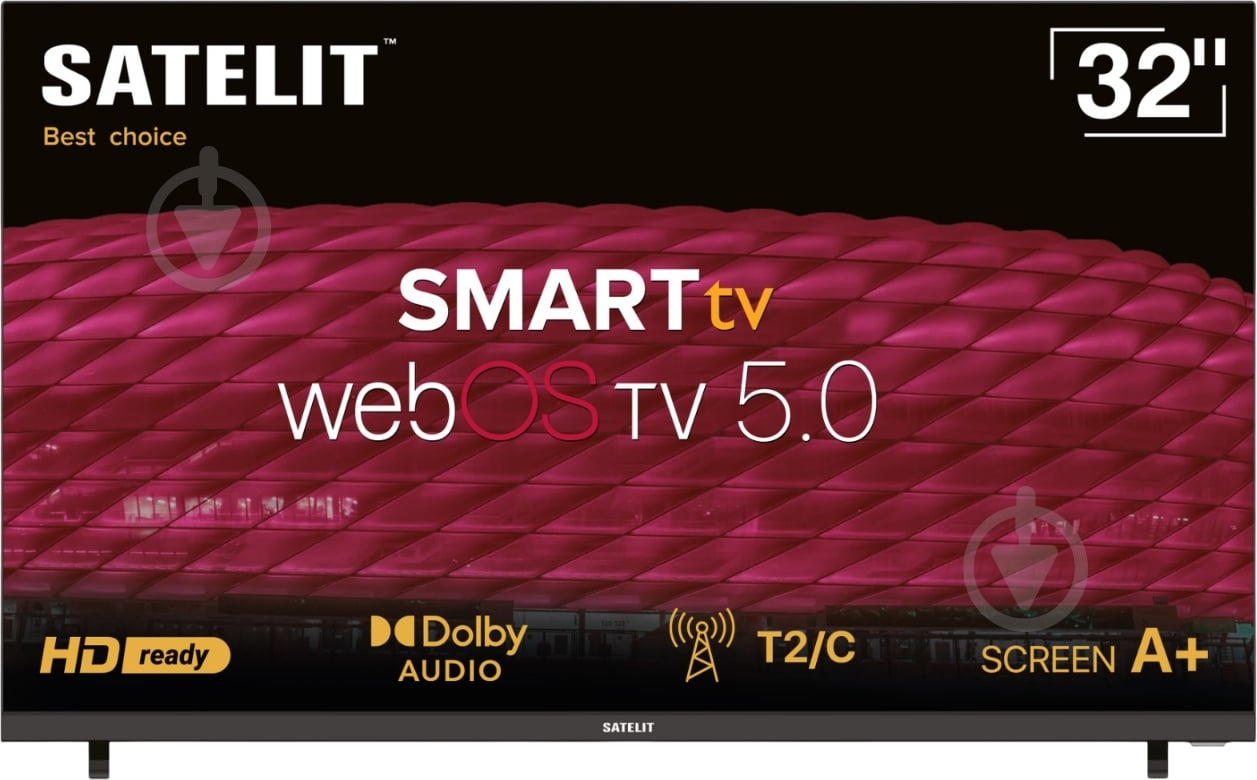 Телевізор Satelit 32H9200WS - фото 1