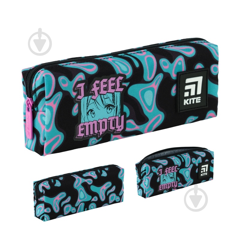 Пенал 642-14 KITE черный - фото 1 Пенал 642-14 KITE черный - фото 1