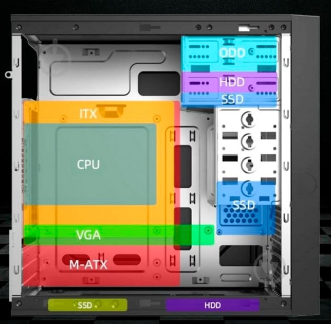 Корпус GameMax MT307-4U3C Black - фото 11