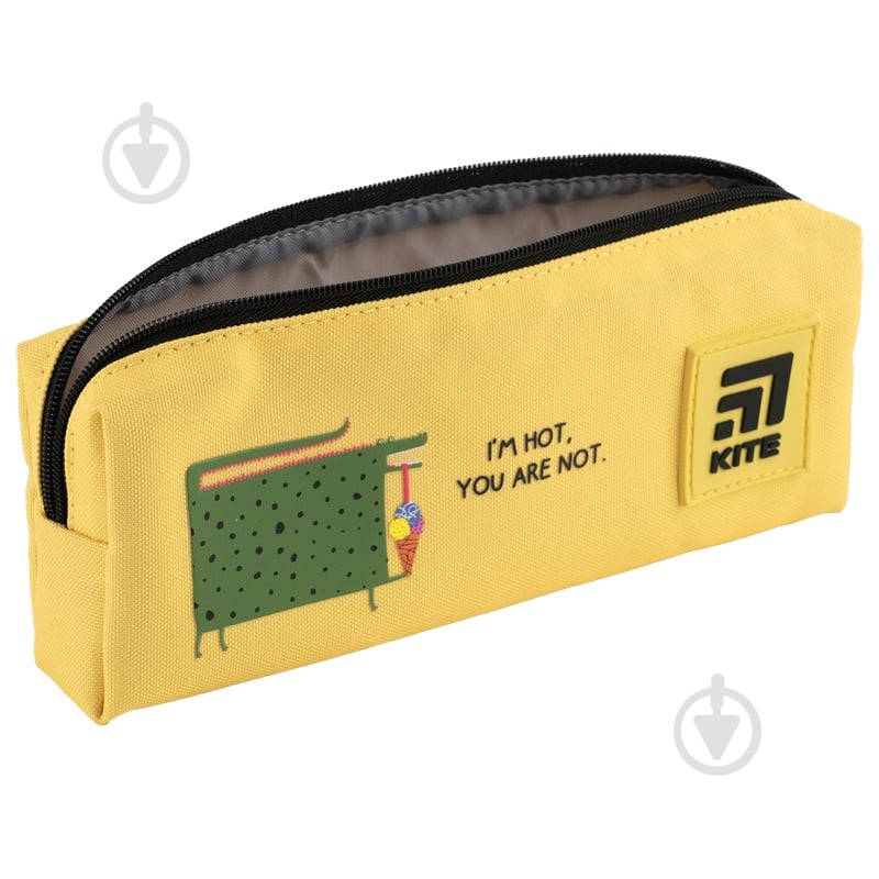 Пенал 642-4 KITE желтый - фото 4