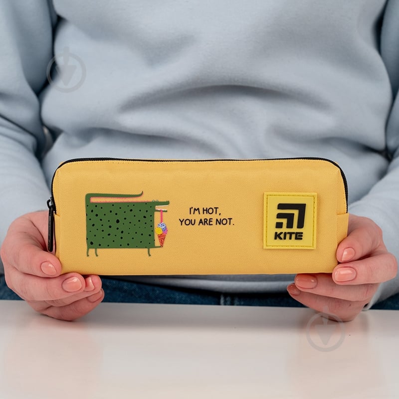 Пенал 642-4 KITE желтый - фото 5