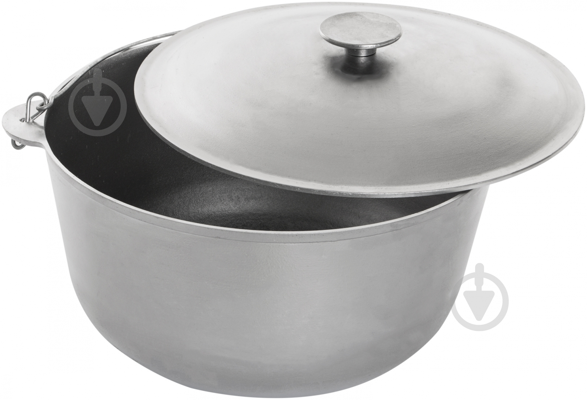 Казан походный Biol алюминиевый с дужкой и крышкой К2000Т - фото 2