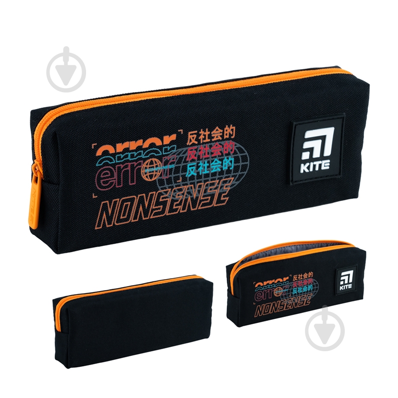 Пенал 642-5 KITE черный - фото 1