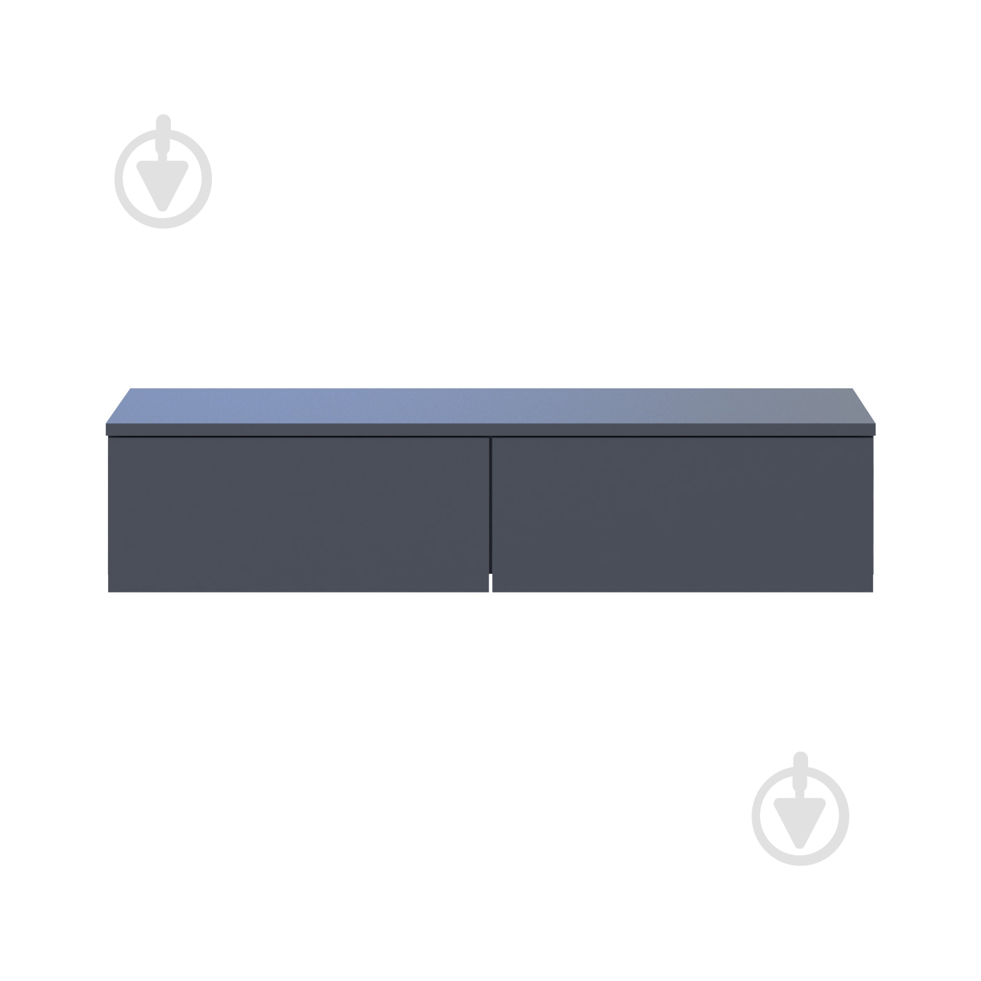 Столик туалетный Doros Левия 2Ш 1000х220х320 мм графит / графит - фото 3 Столик туалетный Doros Левия 2Ш 1000х220х320 мм графит / графит - фото 3