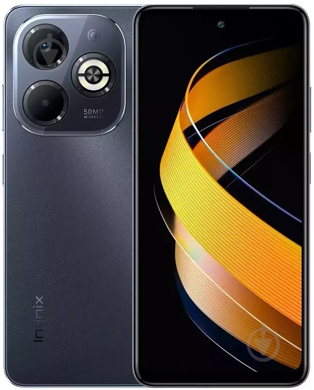 Смартфон Infinix Smart 8 Plus 4/128GB timber black - фото 1
