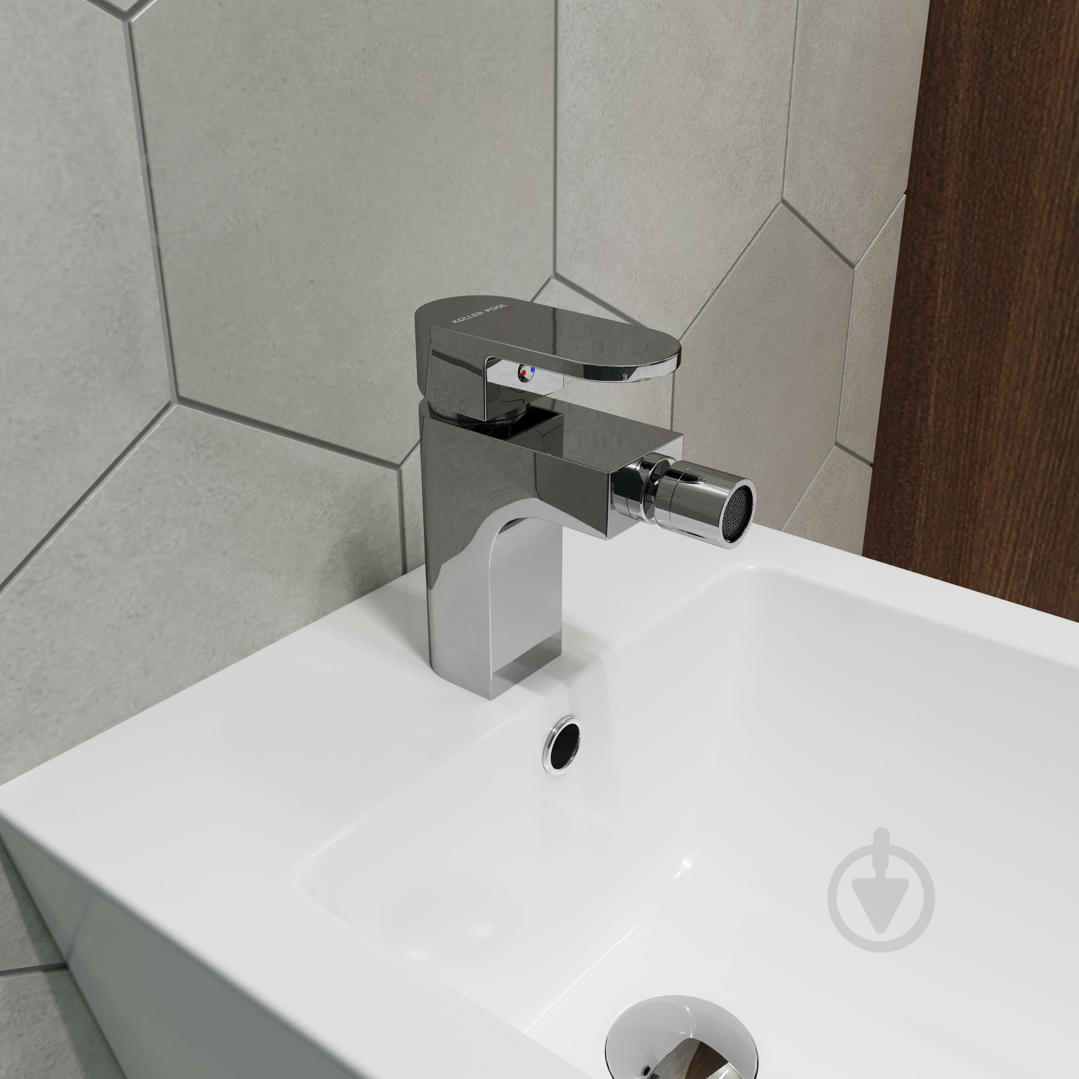 Смеситель для биде Koller Pool Pool Round Arc (35 мм) - фото 2