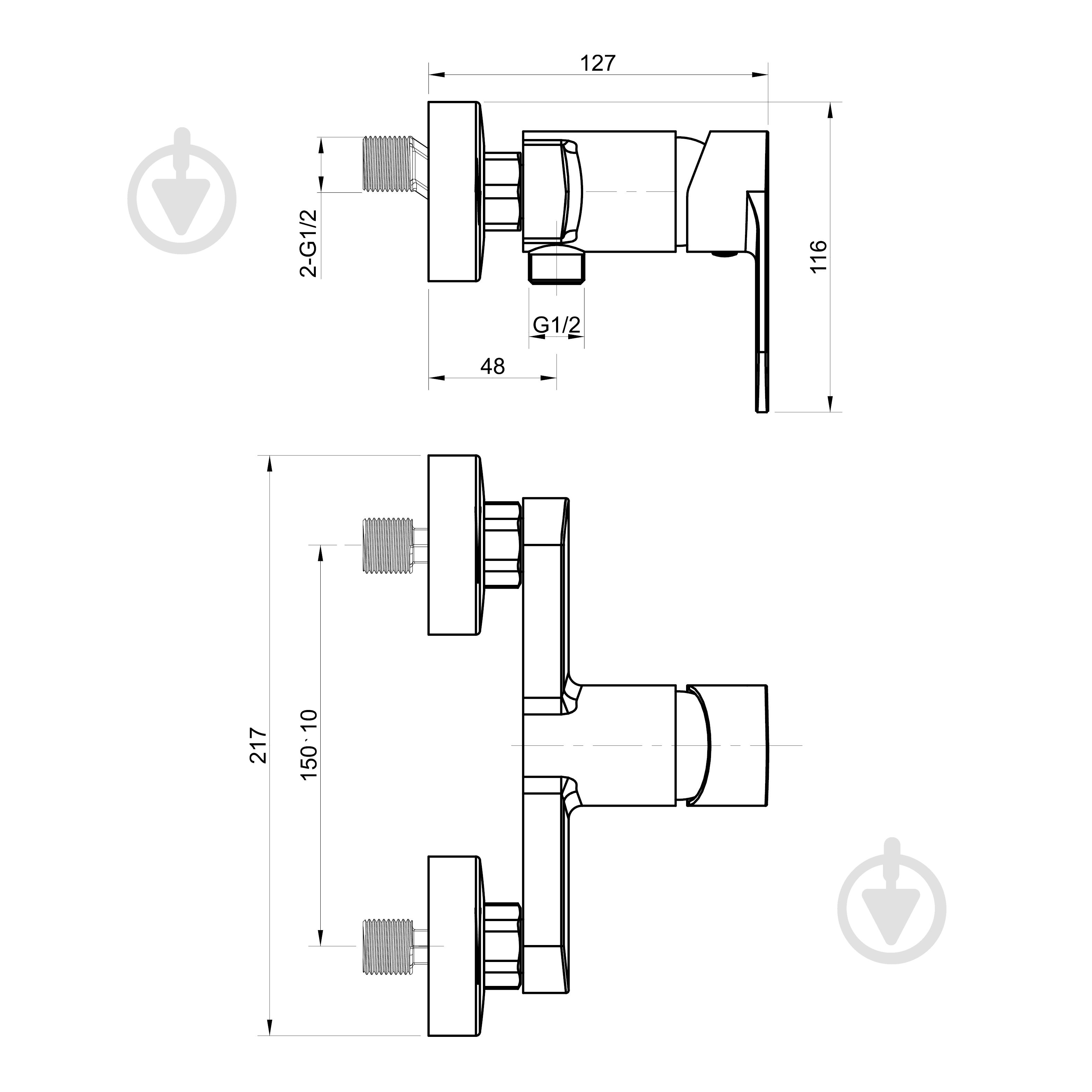 Смеситель Koller Pool Round Arc RA0450 - фото 2