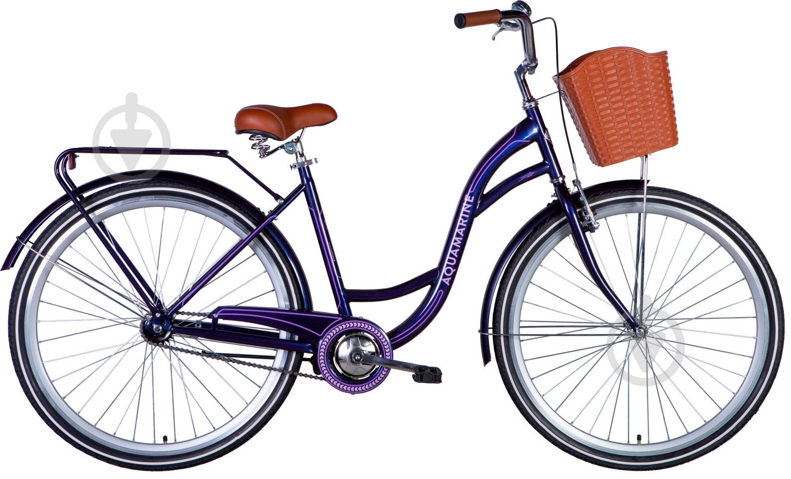Велосипед Dorozhnik 28" 19"(48 см) AQUAMARINE OPS-D-28-365 фіолетовий - фото 1