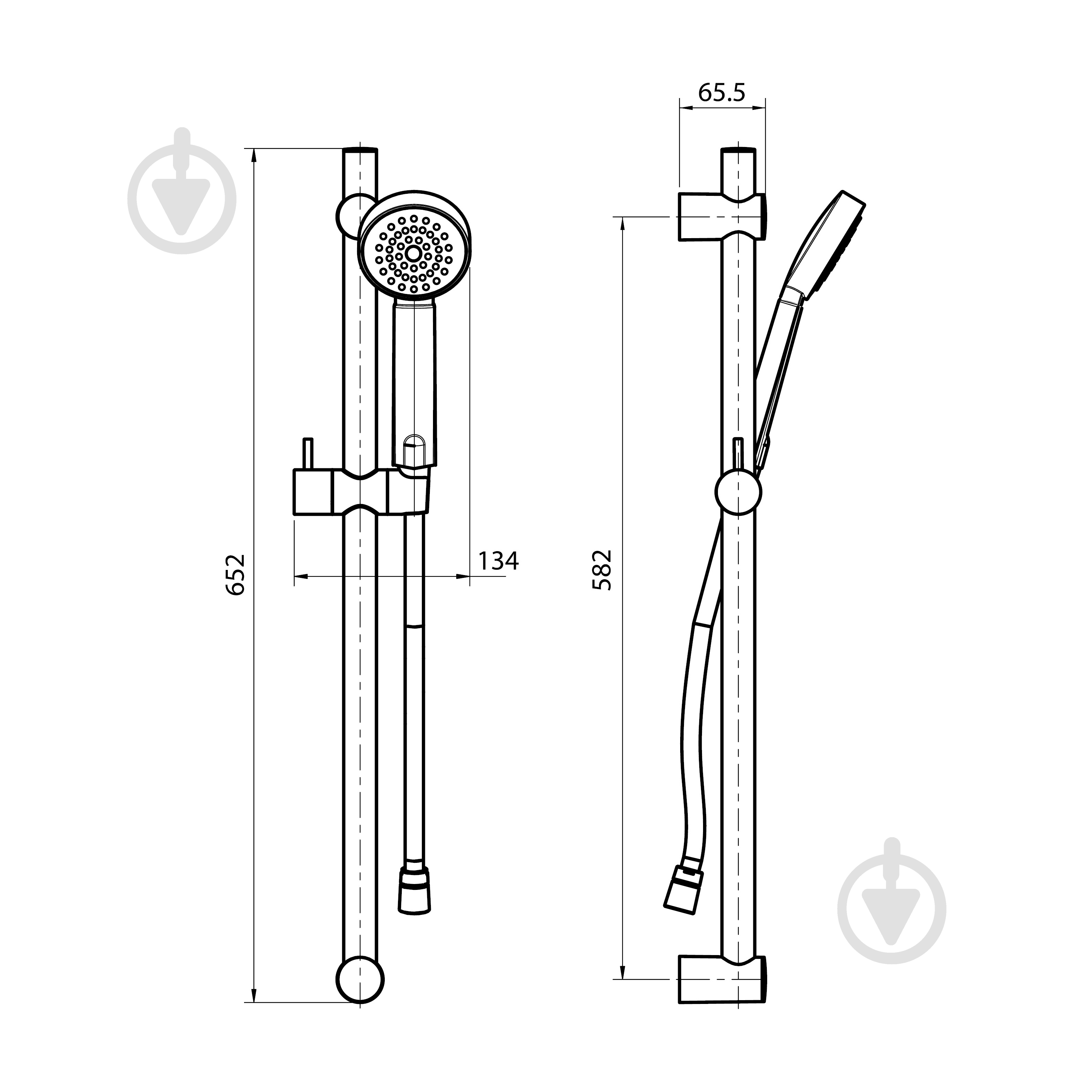 Душевой гарнитур Koller Pool SR03600 - фото 2