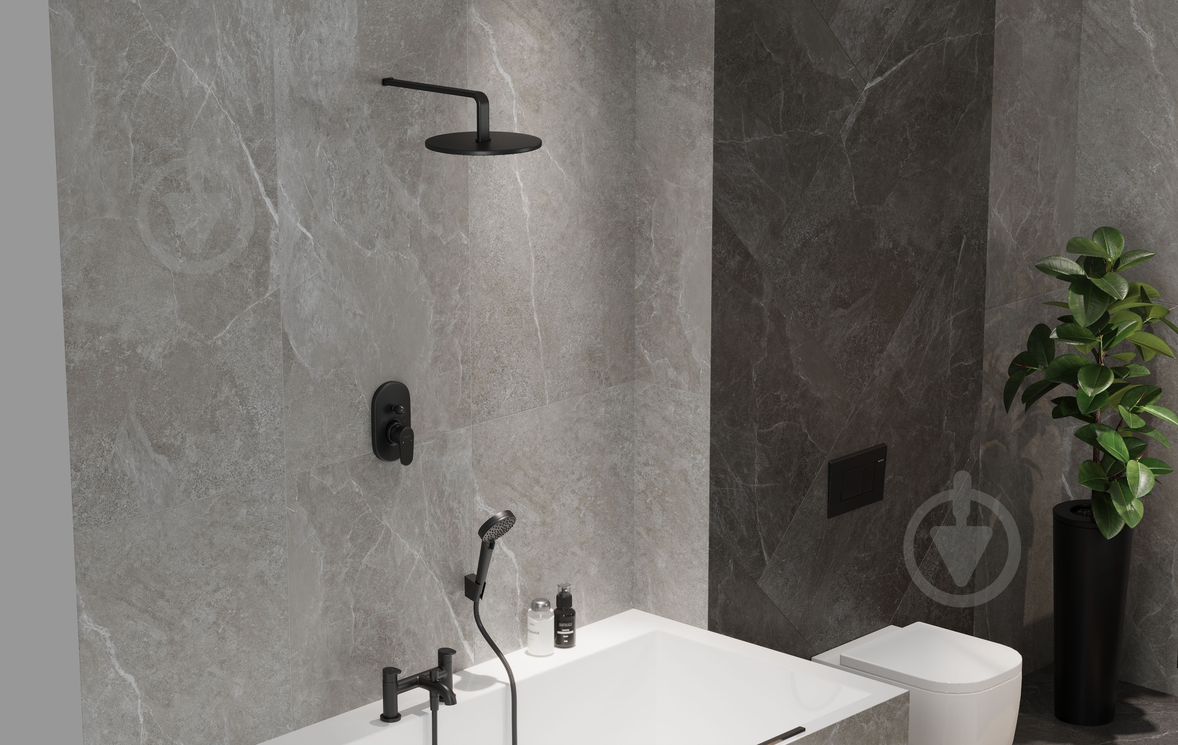Плитка Allore Group Mariya Anthracite F P R Mat 60x120 см - фото 9