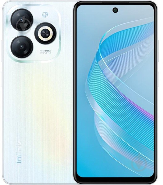 Смартфон Infinix Smart 8 4/128GB galaxy white - фото 1 Смартфон Infinix Smart 8 4/128GB galaxy white - фото 1