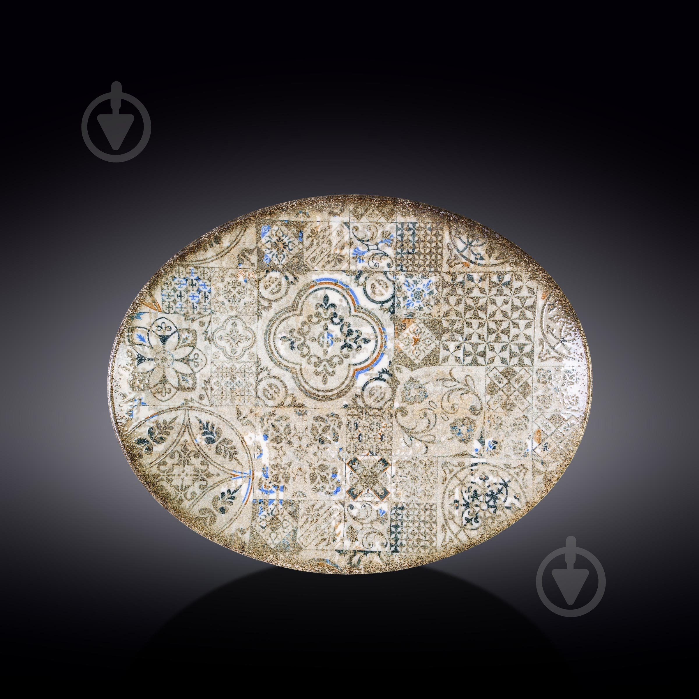 Блюдо овальное Wilmax Vintage Mosaic Graphics 16x9 см WL-671341 / A - фото 4 Блюдо овальное Wilmax Vintage Mosaic Graphics 16x9 см WL-671341 / A - фото 4