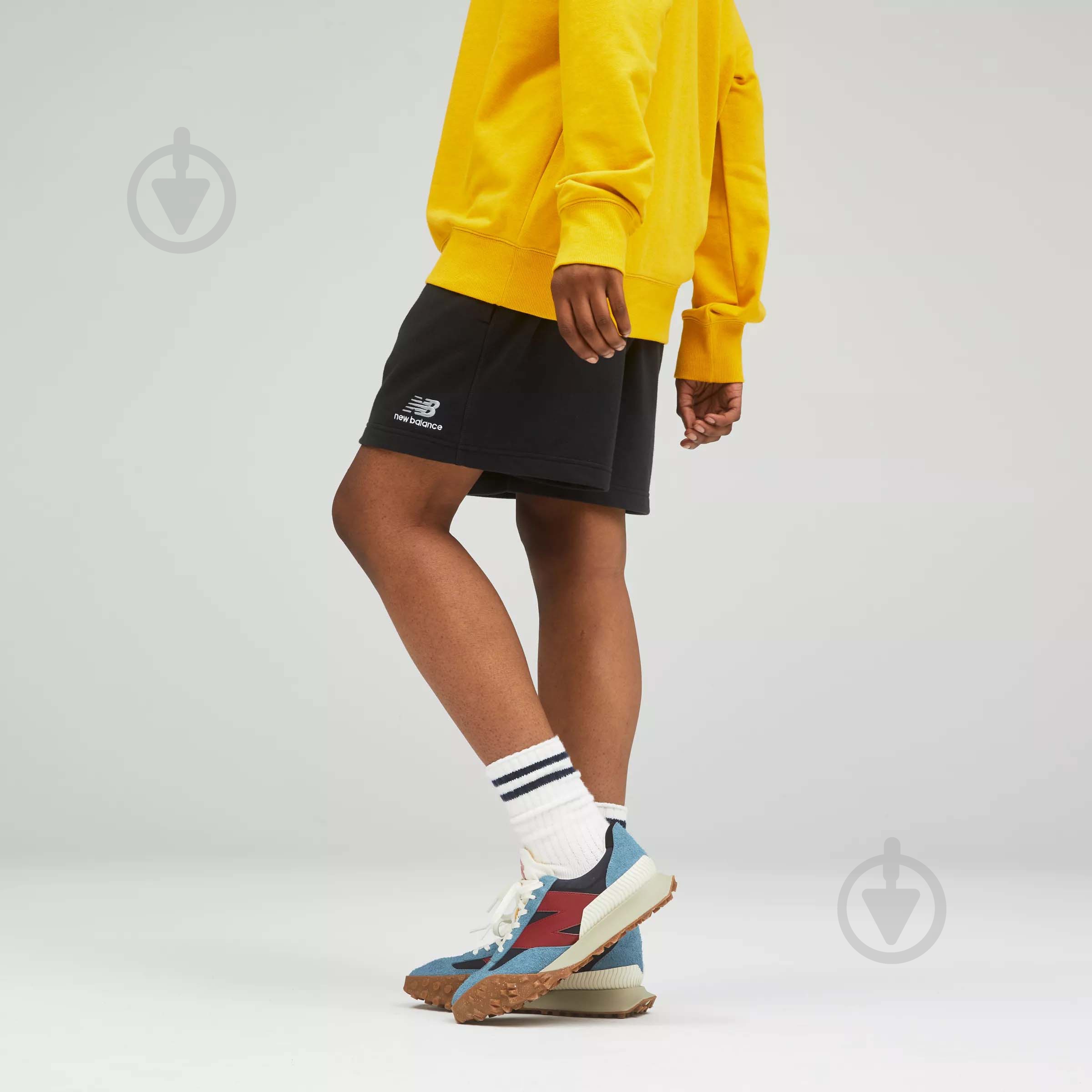 Шорты New Balance UNI-SSENTIALS US21500BK р. L белый - фото 4 Шорты New Balance UNI-SSENTIALS US21500BK р. L белый - фото 4