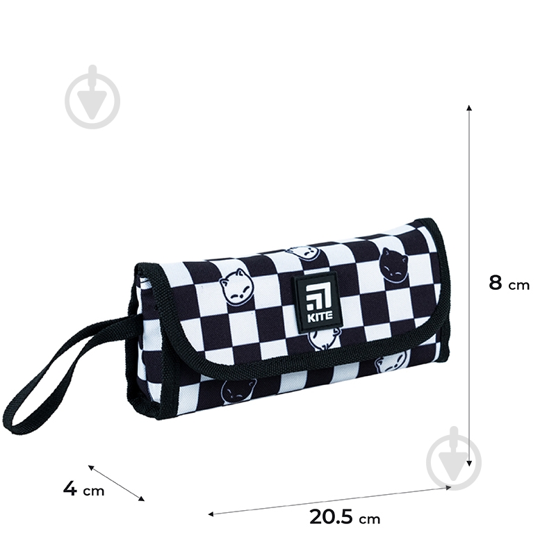 Пенал 653-3 KITE черный - фото 2