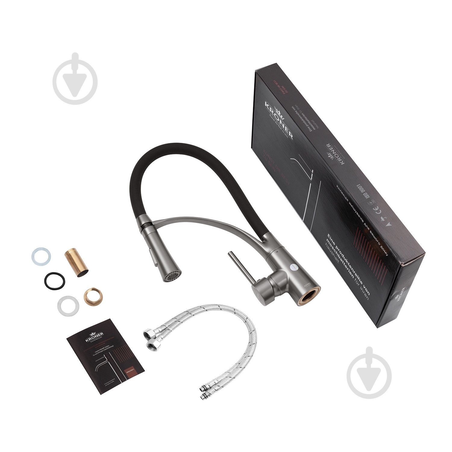 Смеситель для кухни Kroner KRP Ersel - GRP03393BLK - фото 9