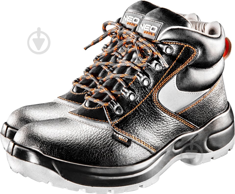Ботинки рабочие NEO tools S1P SRA с металлическим подноском р.46 82-027 черный - фото 11 Ботинки рабочие NEO tools S1P SRA с металлическим подноском р.46 82-027 черный - фото 11