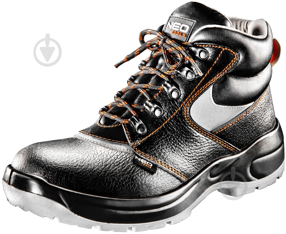 Ботинки рабочие NEO tools S1P SRA с металлическим подноском р.46 82-027 черный - фото 2 Ботинки рабочие NEO tools S1P SRA с металлическим подноском р.46 82-027 черный - фото 2