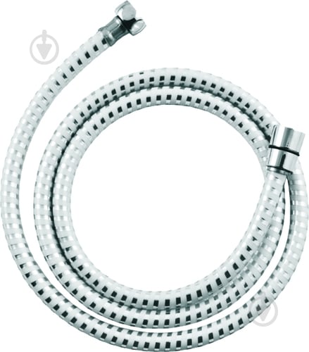 Шланг для душу Invena Bitflex, білий/хром, AW-30-J02 - фото 1