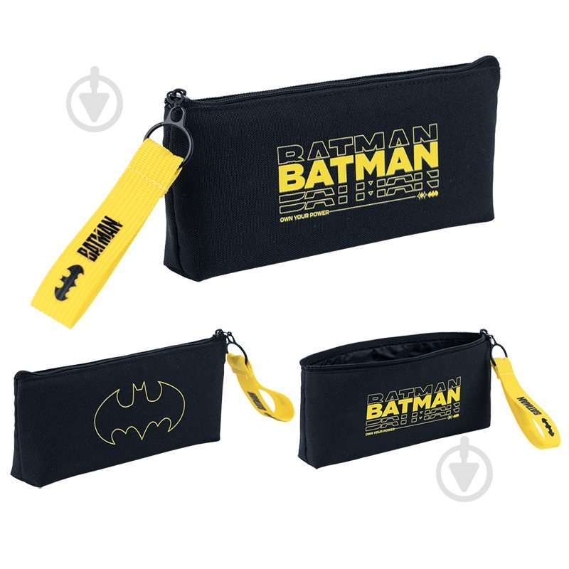 Пенал 680 DC Comics Batman KITE черный - фото 1