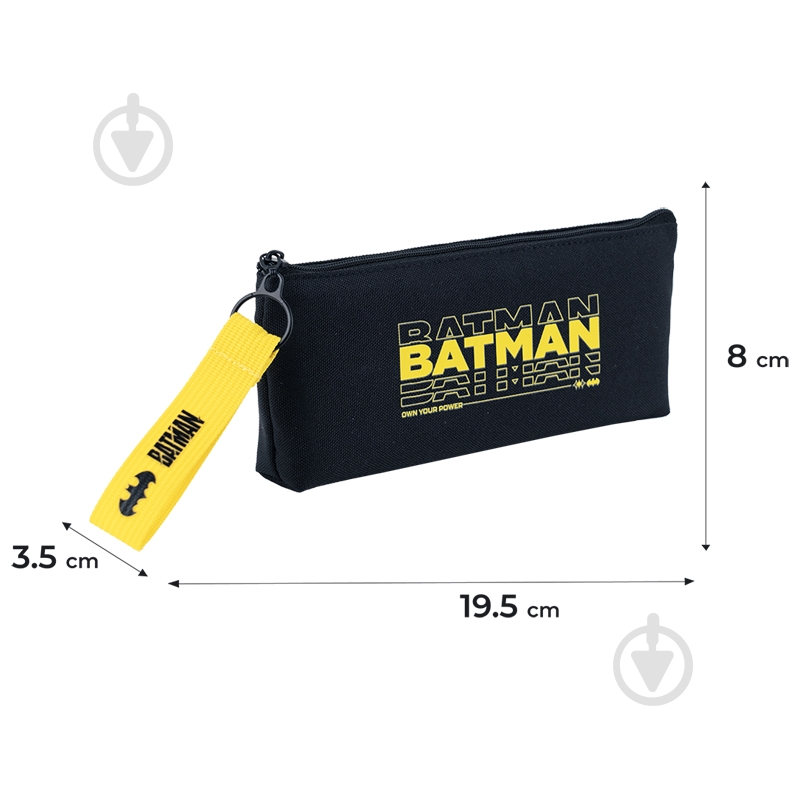 Пенал 680 DC Comics Batman KITE черный - фото 2