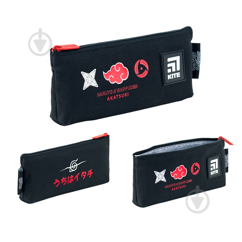Пенал 680 Naruto KITE черный - фото 1