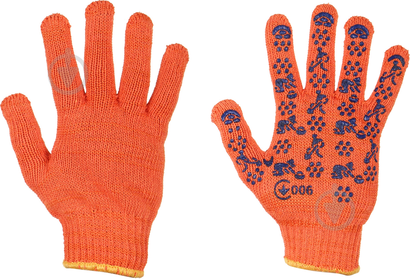 Перчатки MasterOK 3D Master-88TО трикотажные с покрытием ПВХ точка M (8) - фото 1