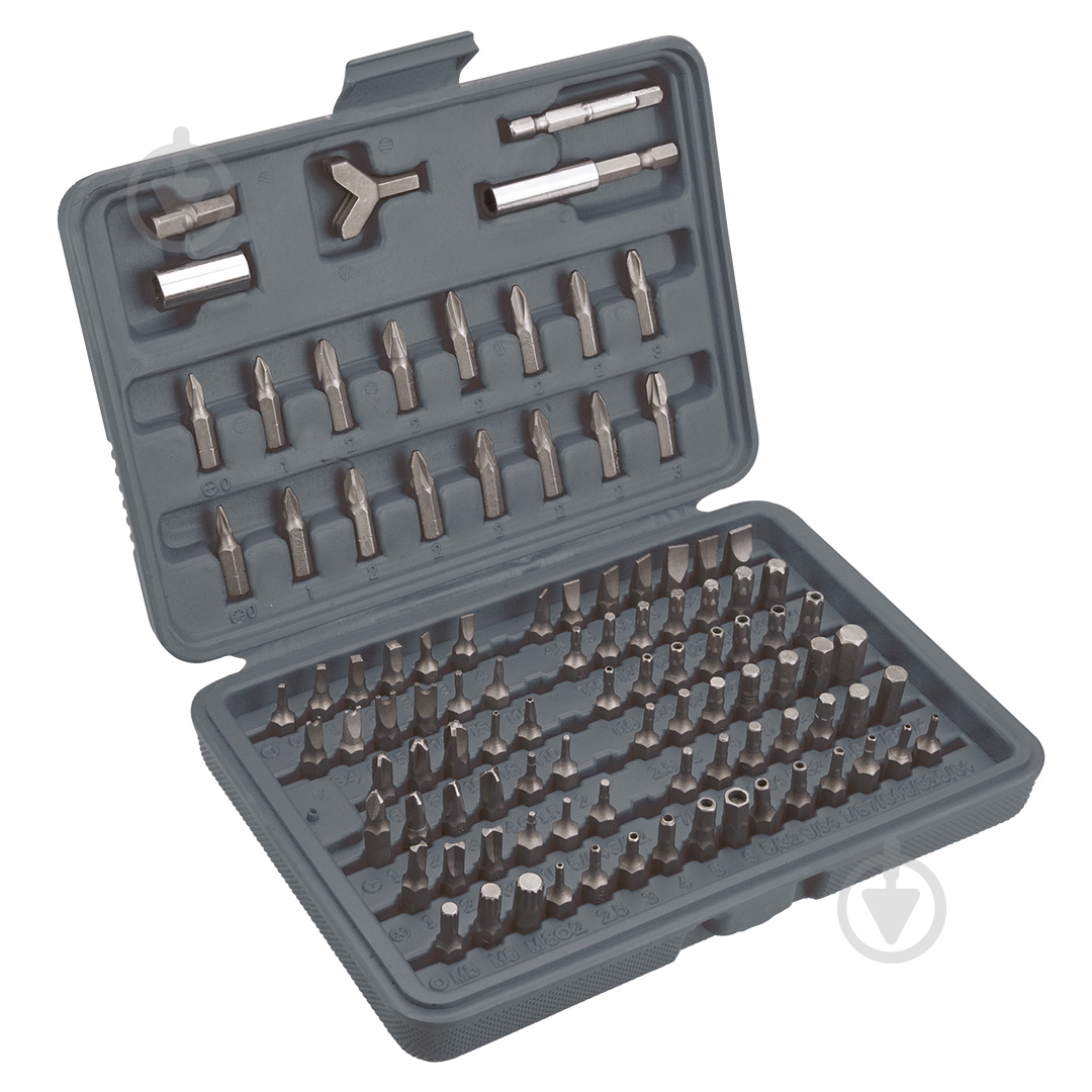 Набор насадок Top Tools 100 шт. 39D358 - фото 1