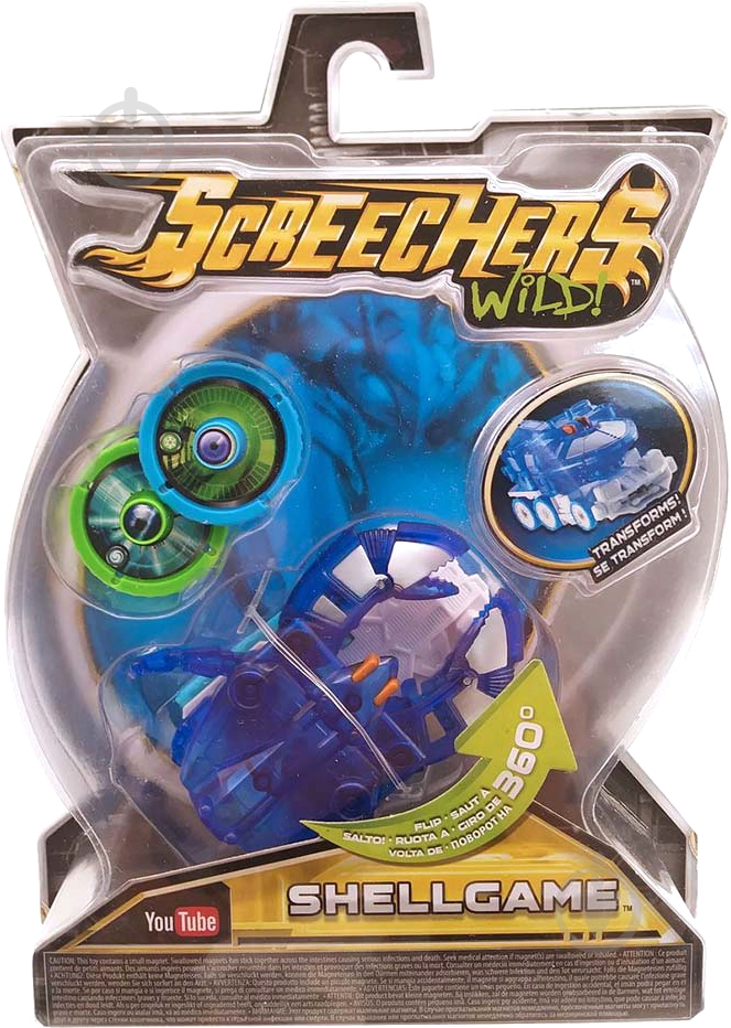 Игрушка Screechers Wild Машинка-трансформер L1 Шеллгейм EU683211 - фото 4
