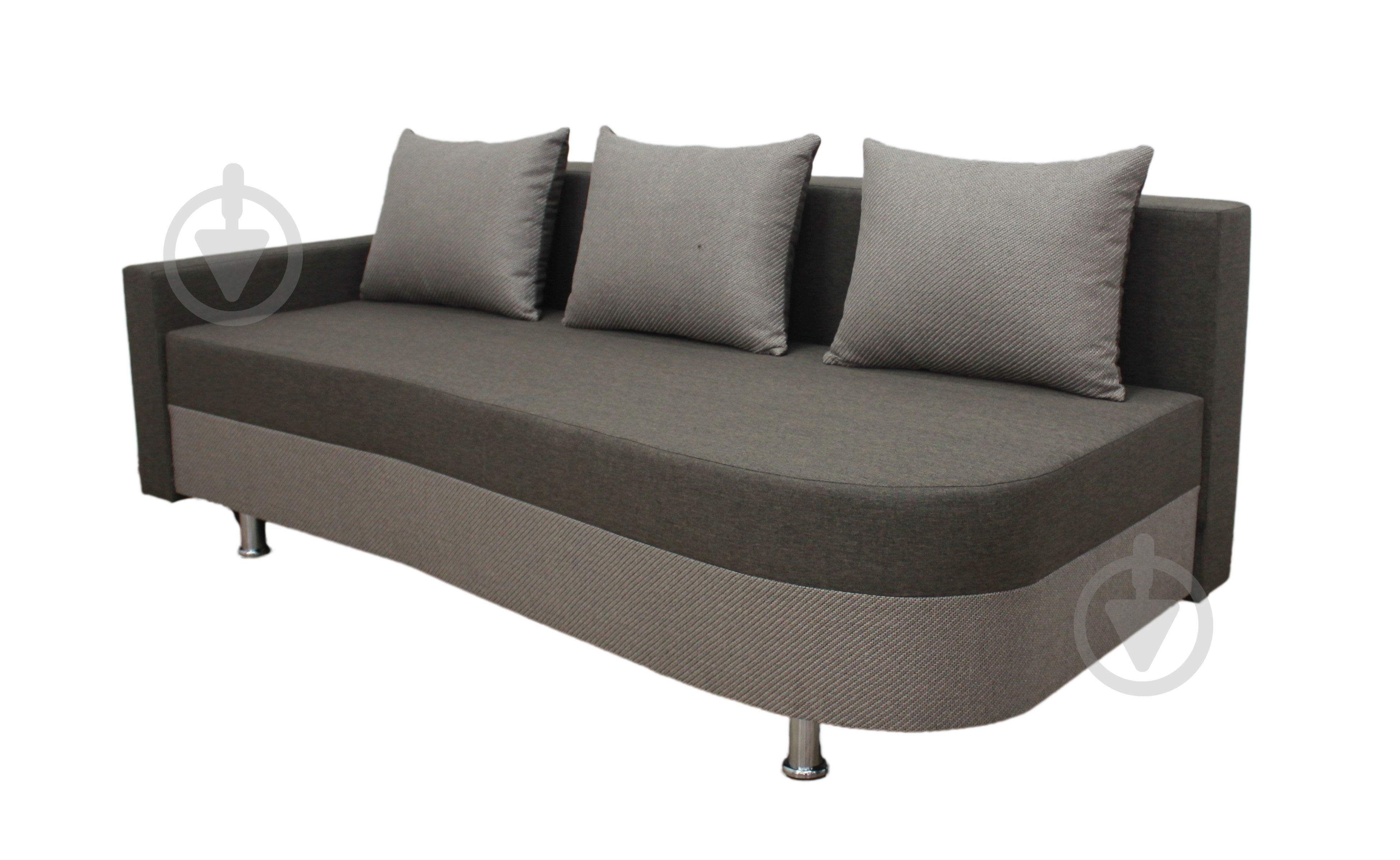 Диван угловой Элегант Еписофт 6 коричневый 2080x980x750 мм - фото 1