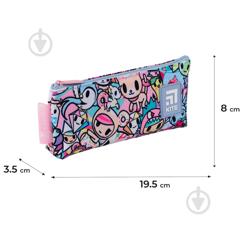 Пенал 680-2 tokidoki KITE голубой - фото 2