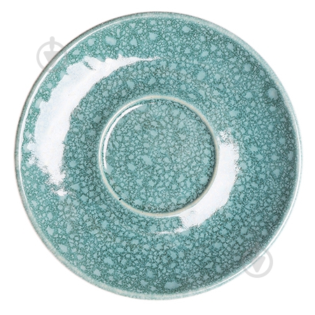 Блюдце Manna Ceramics 12 см Лазурове - фото 1