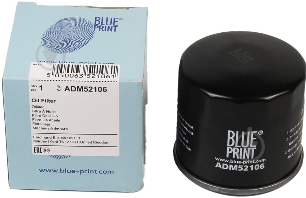 Фильтр масляный BLUE PRINT ADM52106 - фото 2