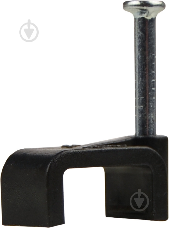 Скоба плоская АСКОУКРЕМ CHF-14 мм черный - фото 1