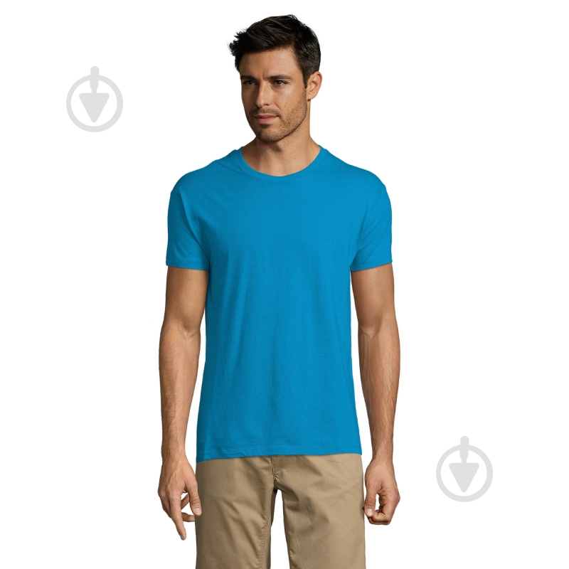 Футболка Sol's REGENT 150 11380321XL р.XL морська хвиля - фото 3 Футболка Sol's REGENT 150 11380321XL р.XL морська хвиля - фото 3