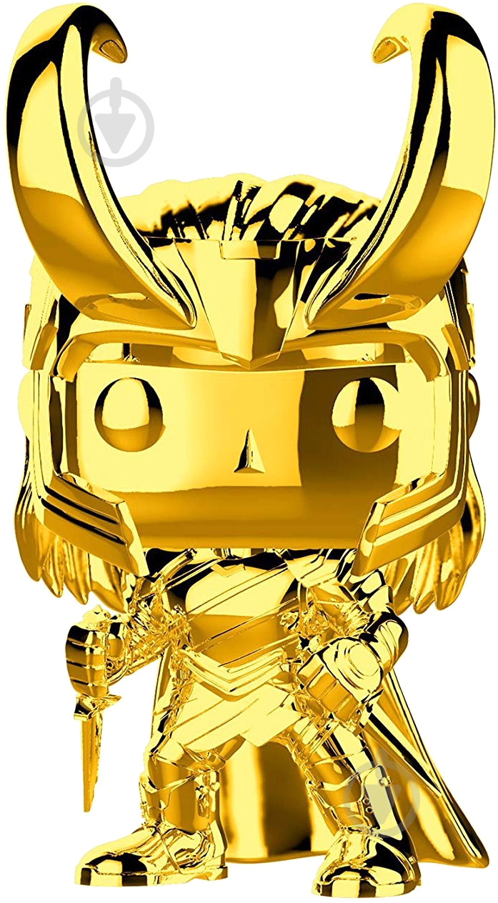 Фігурка Funko Pop! серії Золотий хром Локі - фото 1