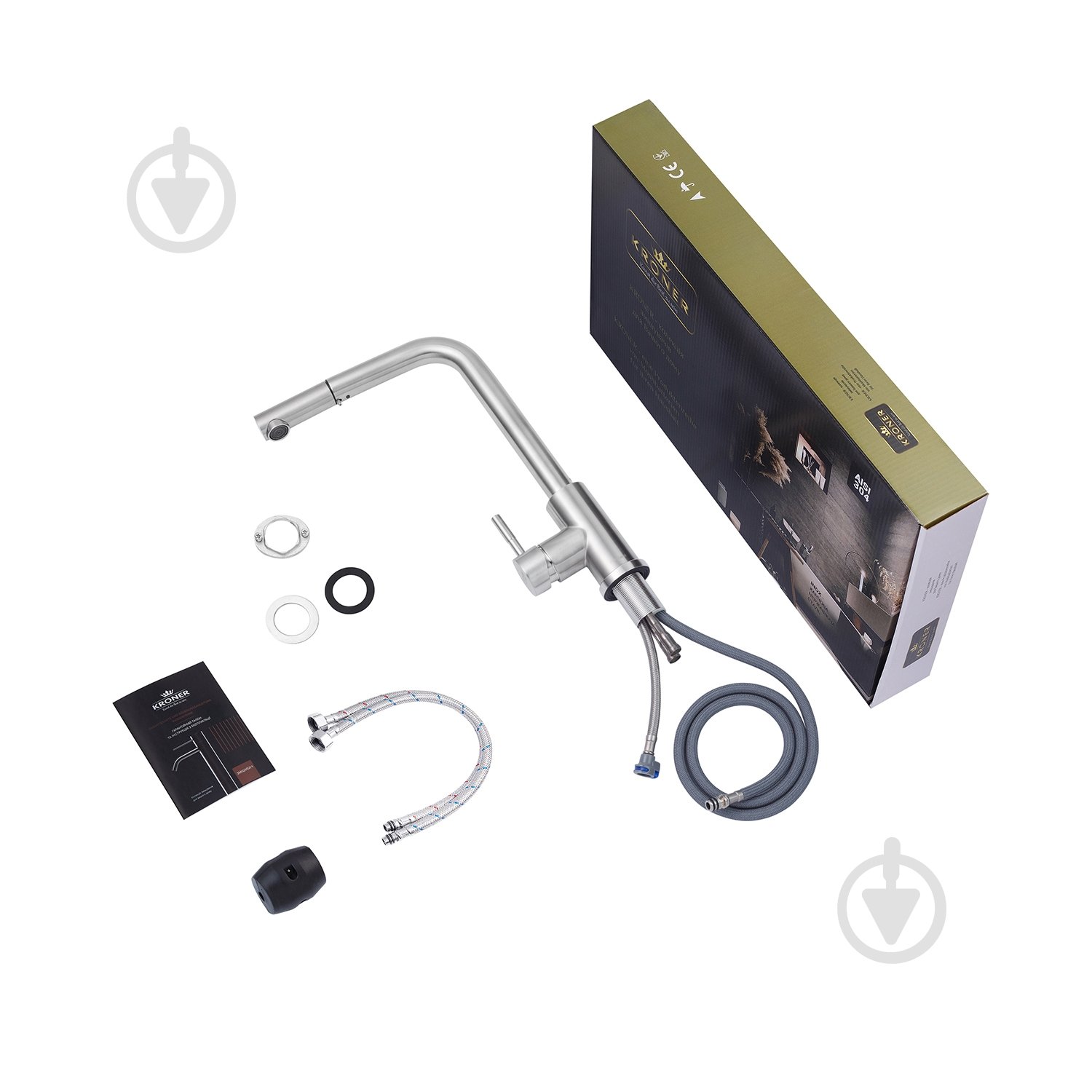 Змішувач для кухні Kroner KRP Edelstahl Klassisch - ESG03917 - фото 2 Змішувач для кухні Kroner KRP Edelstahl Klassisch - ESG03917 - фото 2