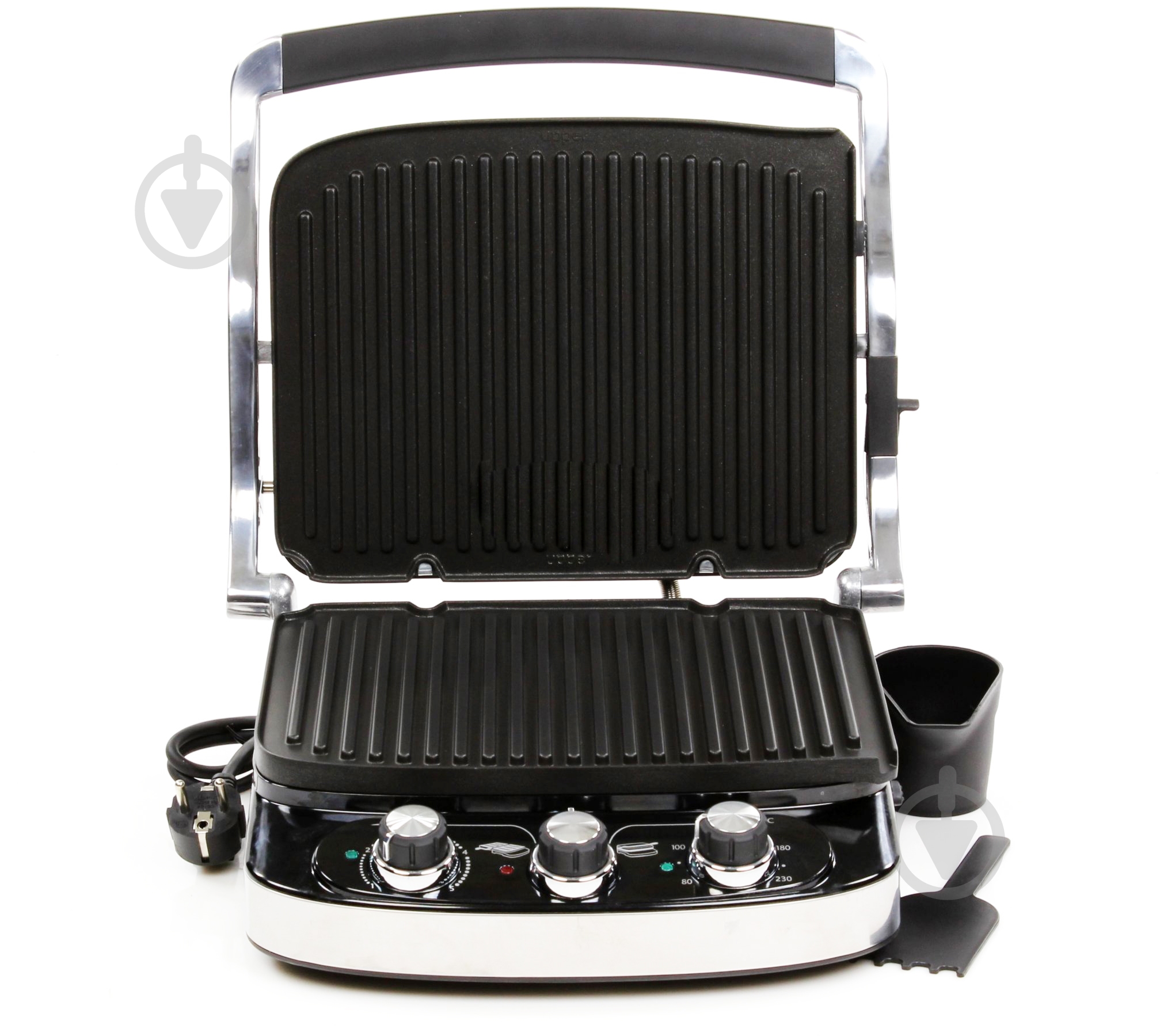 Гриль-барбекю Delonghi CGH 910 Steel BK - фото 3