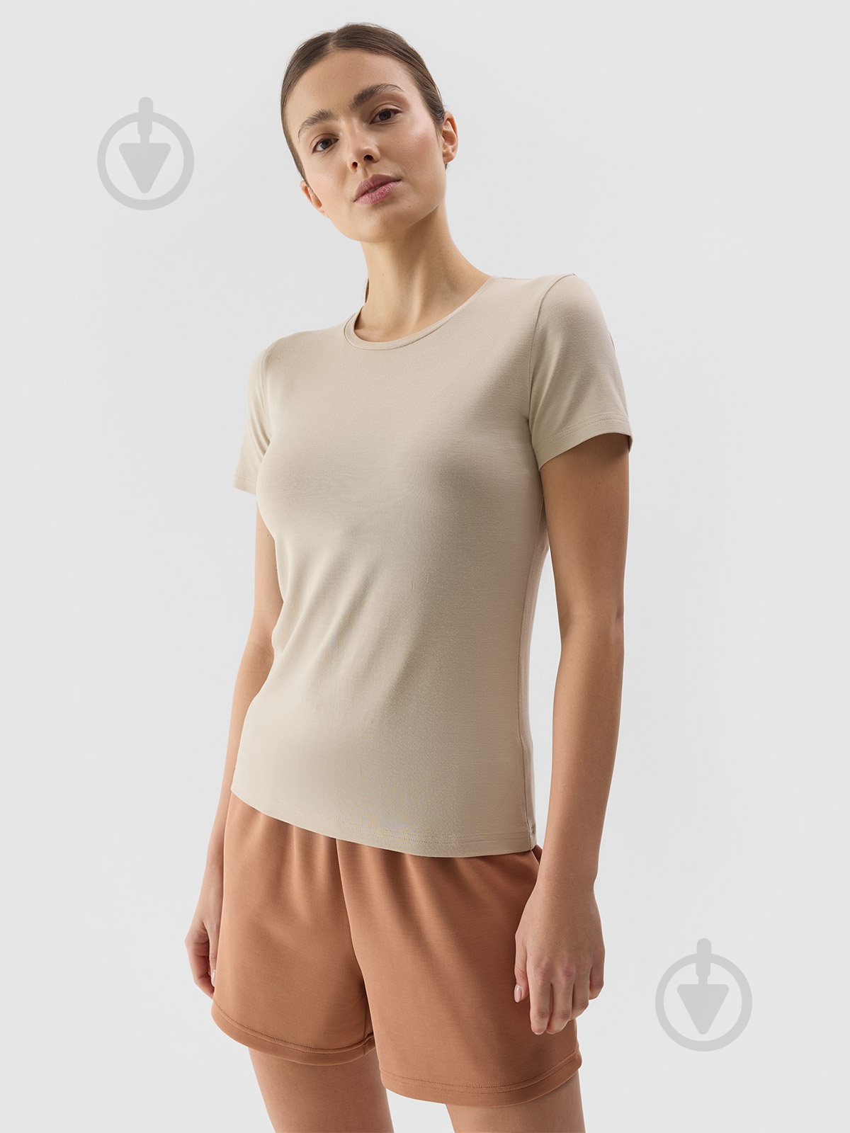 Футболка 4F TSHIRT F1267 / TSHIRT F1267 4FWSS24TTSHF1267-83S р.2XL бежевый - фото 1 Футболка 4F TSHIRT F1267 / TSHIRT F1267 4FWSS24TTSHF1267-83S р.2XL бежевый - фото 1