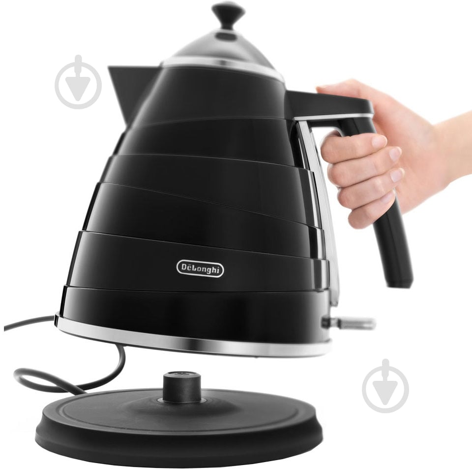 Электрочайник Delonghi KBA 2001.BK - фото 2 Электрочайник Delonghi KBA 2001.BK - фото 2